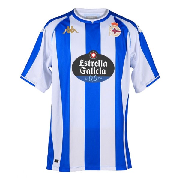 Tailandia Camiseta Deportivo Coruna Replica Primera Ropa 2021/22 Azul